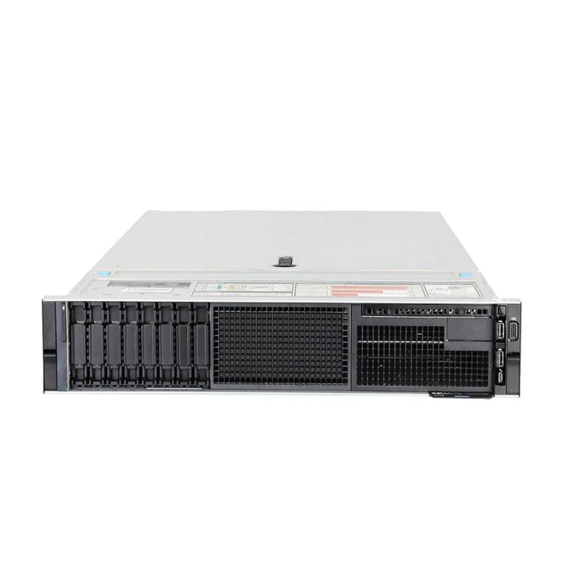 Dell PowerEdge R740 2U Rackmount Server – 8 SFF – 2 x Xeon Gold 6134 -  768GB DDR4 – No HDD – PERC H740P – Broadcom BCM5720 – 2 x 1100W - 2 × Caddies – 6 × Blanks – 1 × Front Bezel (Refurbished)