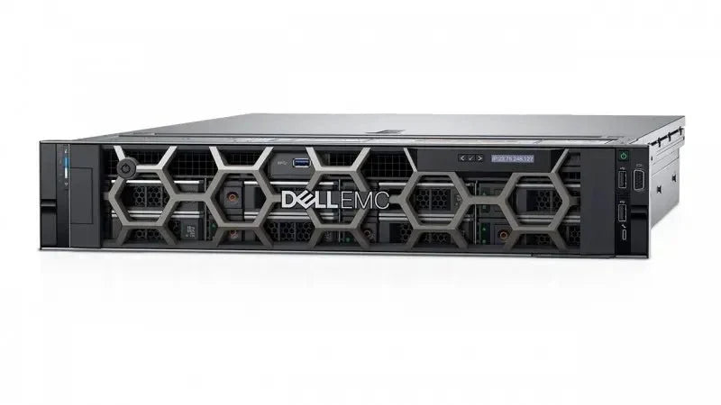 Dell PowerEdge R740 2U Rackmount Server – 8 SFF – 2 × Xeon Gold 5118 – 1024GB DDR4 – 2 × 300GB SAS HDD – PERC H740P – Broadcom BCM5720 – 2 × 750W – 1 × Front Bezel (Refurbished)