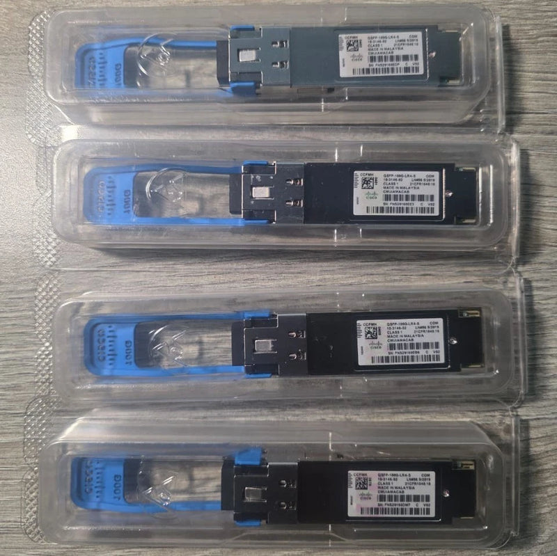 Original Cisco QSFP-100G-LR4-S 100 Gigabit Ethernet - 100GBase-LR4 (Hologram)