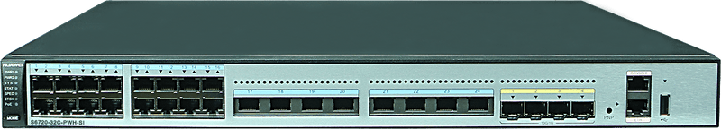 Huawei S6720-32C-PWH-SI 24 Port Multi-Gig 4 SFP Layer 3 Ethernet Switch (Refurbished)