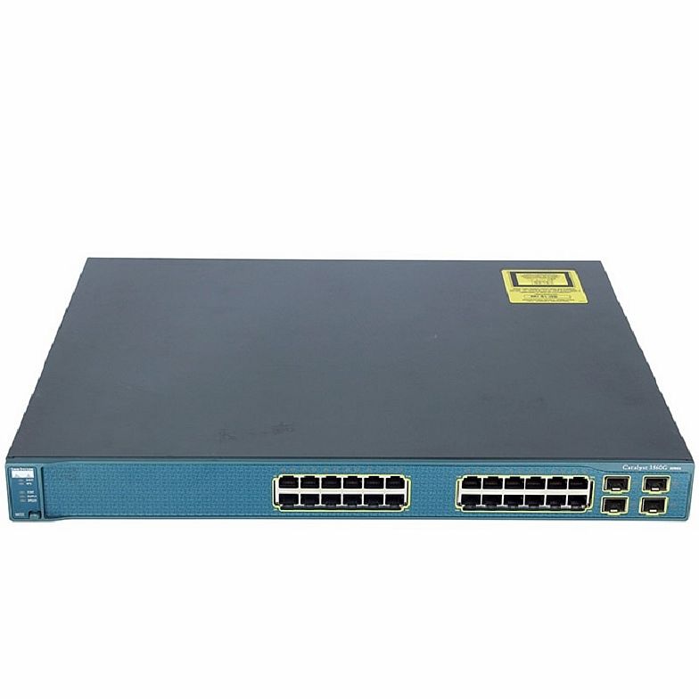 Cisco WS-C3560G-24TS-S 24 Port Gigabit + 4 SFP Switch (Used)