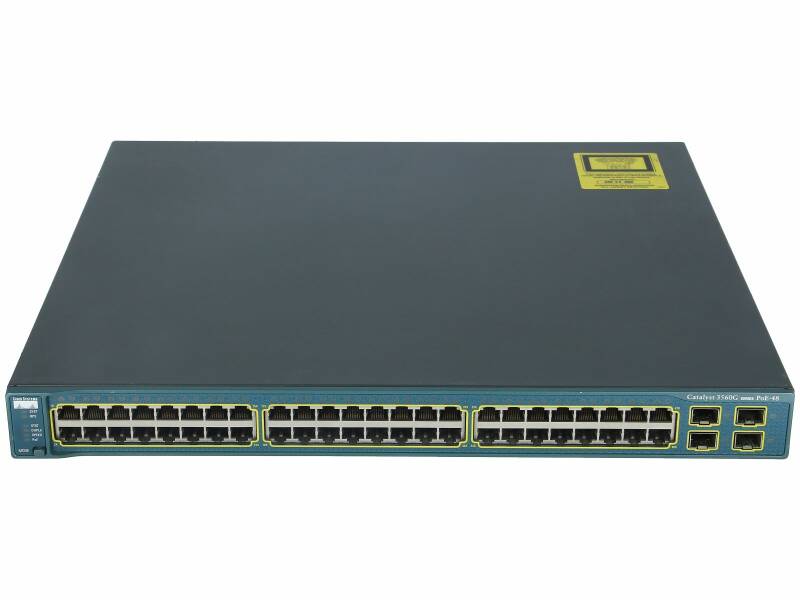 Cisco Catalyst WS-C3560G-48PS-S 48 Port PoE+ Gigabit Switch (Refurbished)
