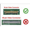 15.6" 30 Pin Slim FHD IPS Non-Edge Laptop Screen With Bottom Right Connector, Fits dell 15-7560 - No Brackets (Resolution = 1920*1080)