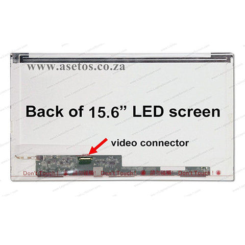 15.6 inch 30 Pin Normal HD LED Replacement Laptop Screen With Bottom Left Connector (Resolution = 1366*768 )