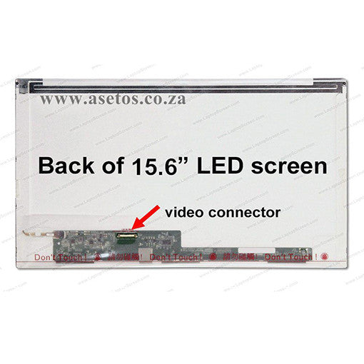 15.6 inch 30 Pin Normal HD LED Replacement Laptop Screen With Bottom Left Connector (Resolution = 1366*768 )