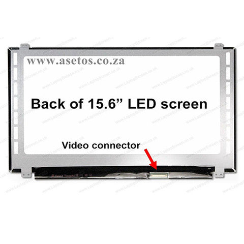 15.6" 40 Pin Slim HD LED Laptop Screen With Bottom Right Connector (Resolution = 1366*768 )