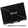 16 inch MacBook Pro  Space Grey Replacement Display Screen Assembly | A2141 Late 2019  (Used)