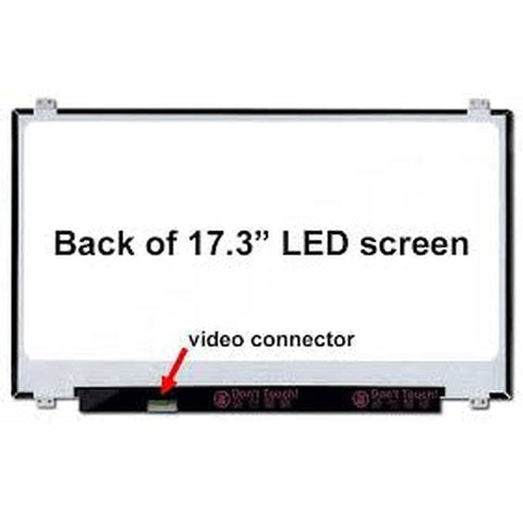 17.3" 30 Pin Slim HD+ LED Laptop Screen With Bottom Left Connector (Resolution = 1600*900)