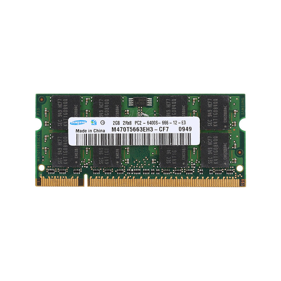 2GB DDR2 800MHZ PC2-6400 SO-DIMM 200PIN Mix-Branded Notebook Laptop Memory RAM (Refurbished x 2GB Module)