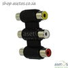 3RCA Female - Female Adapter
