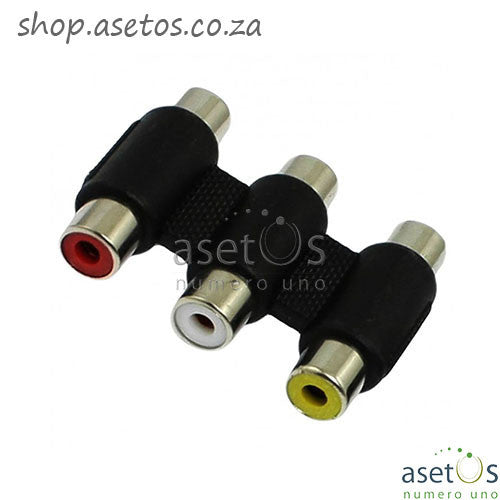 3RCA Female - Female Adapter
