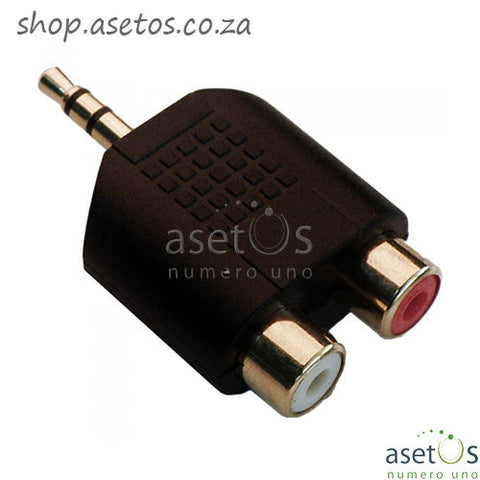 3.5MM Aux Male - 2 Female Splitter