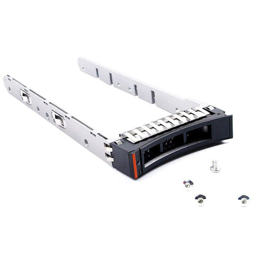 45W8687 2.5" SAS HDD Hard Drive Tray Caddy + Screws for IBM Storwize V3700 V3500 (Used)