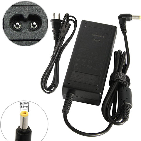 60W Adapter LCD Display Monitor Generic Power Supply | 12V, 5A (5.5mm*2.5mm)