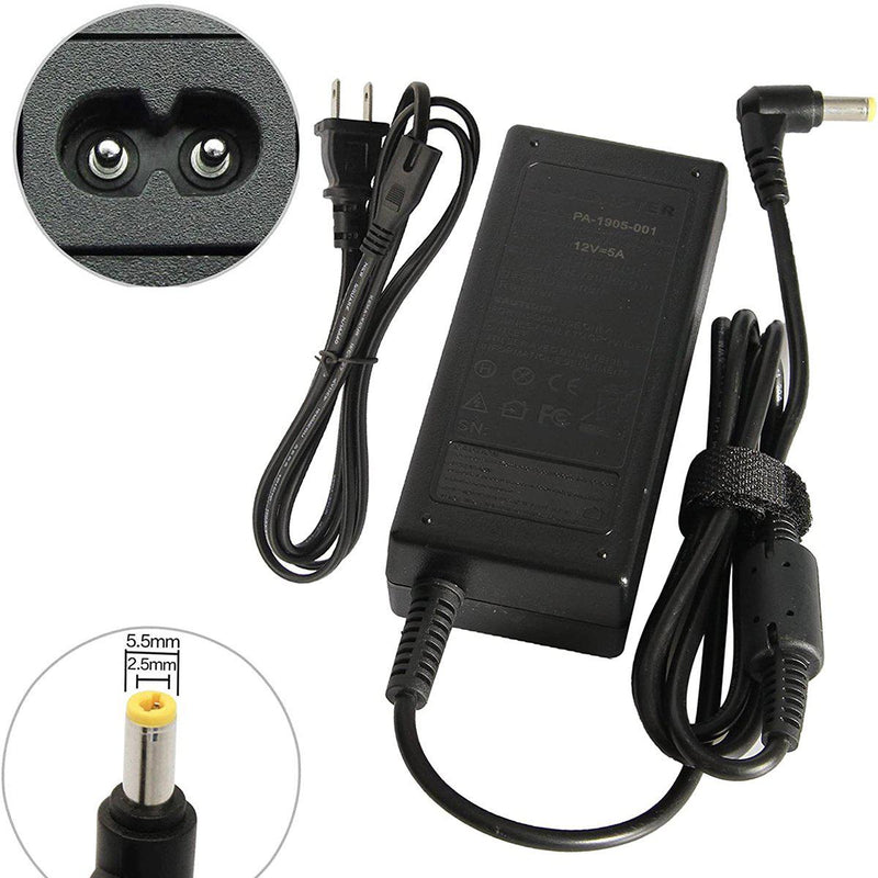 60W Adapter LCD Display Monitor Generic Power Supply | 12V, 5A (5.5mm*2.5mm)