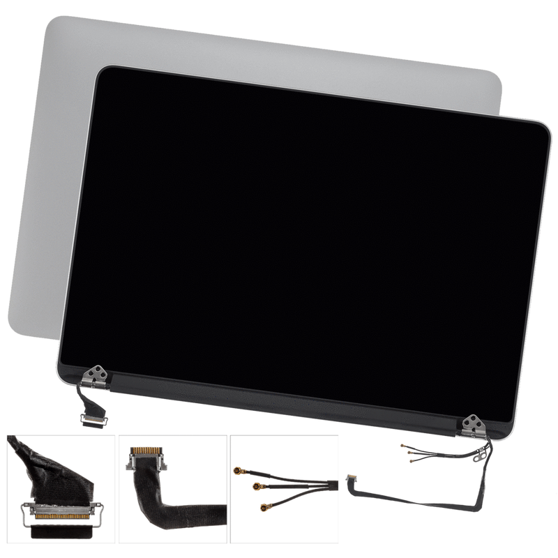 15 inch MacBook Pro  Silver Replacement Display Screen Assembly | A1398 Mid 2012  (Used)