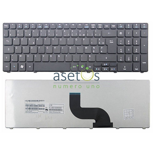 Acer Aspire 5800, 5810T, 5542G Laptop Replacement Keyboard - US Layout
