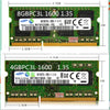 4GB DDR3 1600MHz PC3L-12800S SO-DIMM 204 Pin Mix Branded Notebook Laptop Memory RAM (Refurbished 1 x 4GB Module)