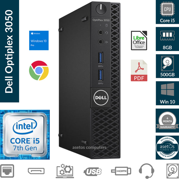 Dell OptiPlex 3050 Micro PC Desktop Tiny Desktop: Core i5