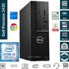 Dell Precision 3430 SFF Desktop PC: Core i5-8500, 8GB MEM, 256GB SDD + 500GB HDD, Win 10 Pro (Used)