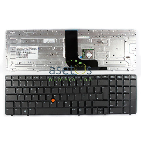 HP EliteBook 8560W 8570W Laptop Replacement Keyboard - US Layout