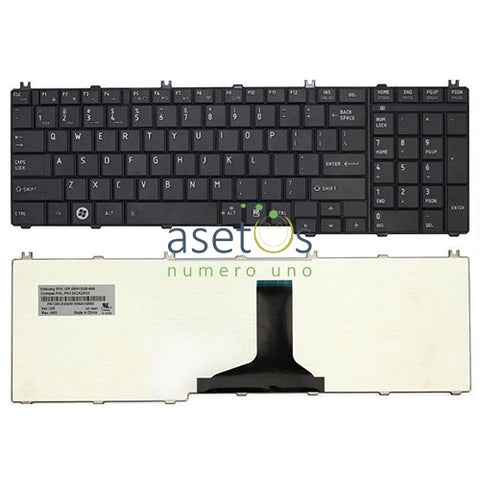 Toshiba Satellite L650 L655 L670 L675 L750 L755 L770 L775 Laptop Replacement Keyboard - US Layout