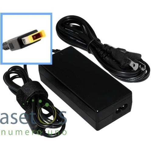 65W Lenovo Generic AC Adapter / Laptop Charger | 20v, 3.25a (Yellow Rectangular Slim Tip)