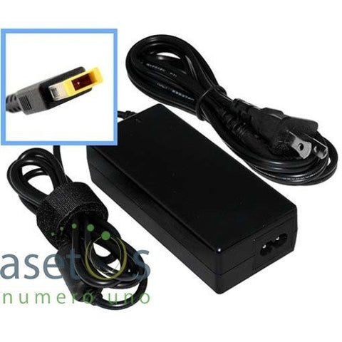 90W Lenovo Generic AC Adaptor / Laptop Charger |  20V 4.5A (Rectangular Yellow Slim Tip)