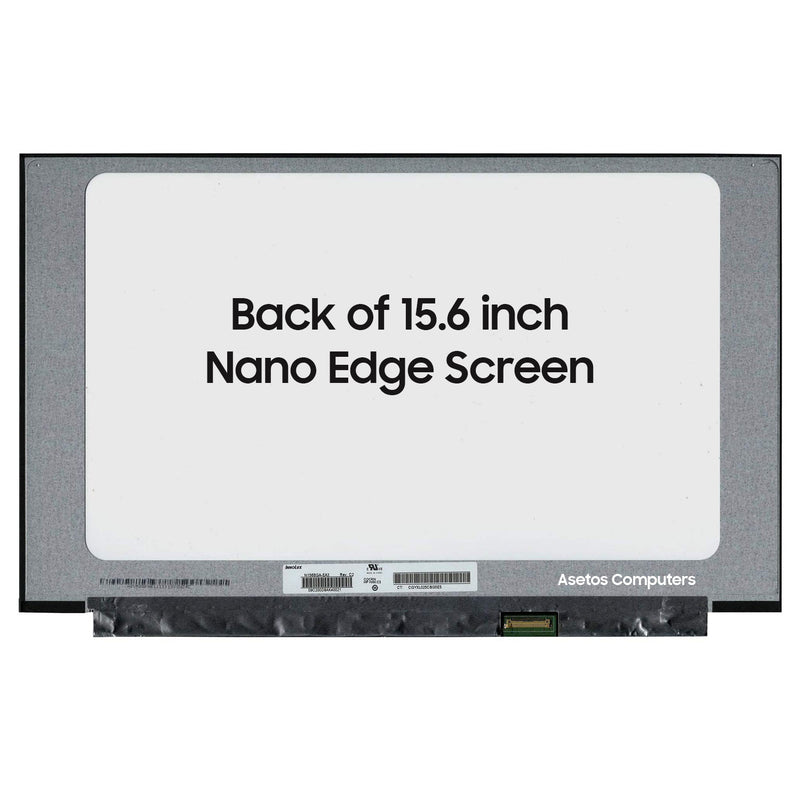 15.6" 30 Pin Slim HD LED NanoEdge Laptop Screen With Bottom Right Connector - No Brackets (Resolution = 1366*768 )