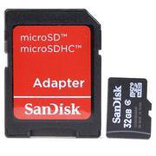 Sandisk 32GB Class 4 MicroSD Card (SDSDQM-032GB35A) - With SD Adapter, Retail Box , 1 year warranty