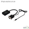 VGA Male to HDMI Female Adapter