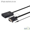 VGA Male to HDMI Female Adapter