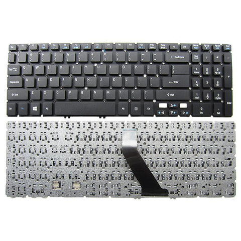 Acer Aspire V5 V5-531 V5-571 V5-551G M5-581G M5-581T Laptop Replacement Keyboard - US Layout, Black (No Frame)