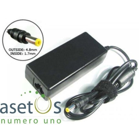 65W HP Generic AC Adapter / Laptop Charger with Yellow Tip | 18.5V, 3.5A (4.8*1.7mm)