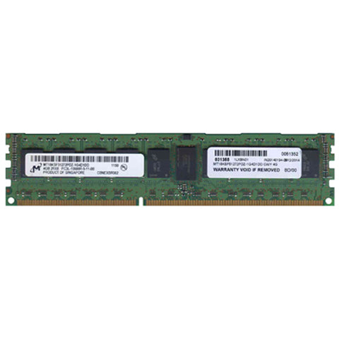 Micron 4GB 2Rx8 PC3L-10600R-09-10-B0 Server Memory RAM HT18KSF51272PDZ-1G4D1AD (Refurbished)
