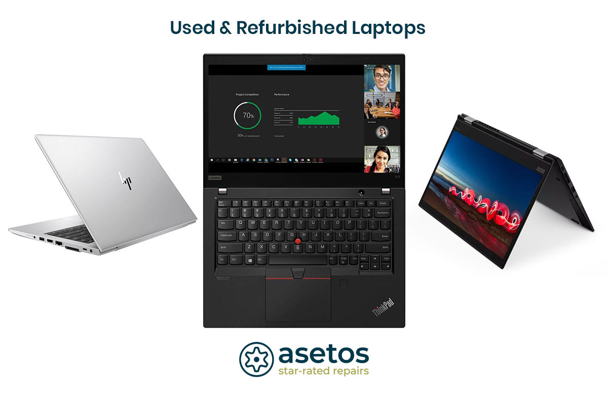 Quality refurbished used laptops at Asetos Computers Rosebank